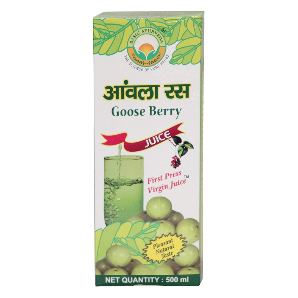 Buy Basic Ayurveda Amla Ras (Goose Berry Juice) Online at Best Price in